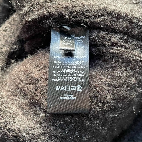 NWT Free People Blue Bell Sweater Oversized Chunky Knit Black Jumper Size Medium - Picture 13 of 15